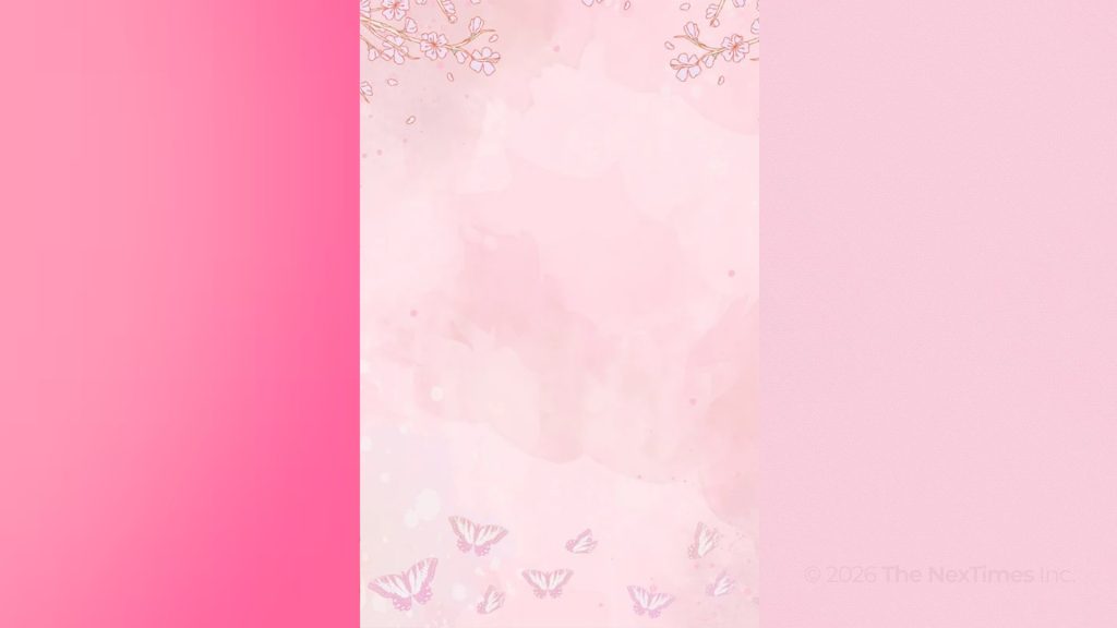 pink background