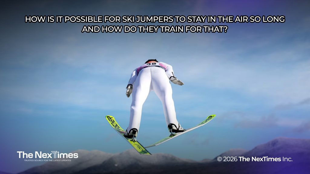 How ski jumpers stay in the air so long and how they train